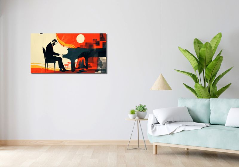 Obraz 100x50cm Pianista zdjęcie 2