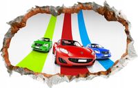 Naklejka samoprzylepna dziura 3D piłka nożna TANIO