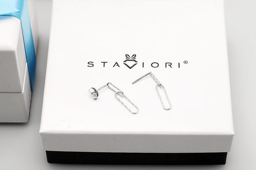 Srebrne kolczyki Staviori na Arena.pl