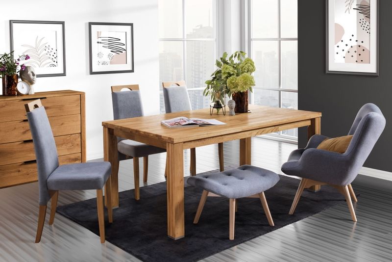 Stół dębowy Prato  180x100 cm zdjęcie 3