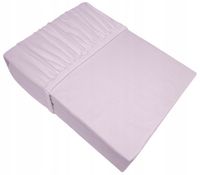 Prześcieradło Jersey z gumką 140x200 Bielbaw lawendowe