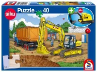 Puzzle 40 Siku Koparka + zabawka G3