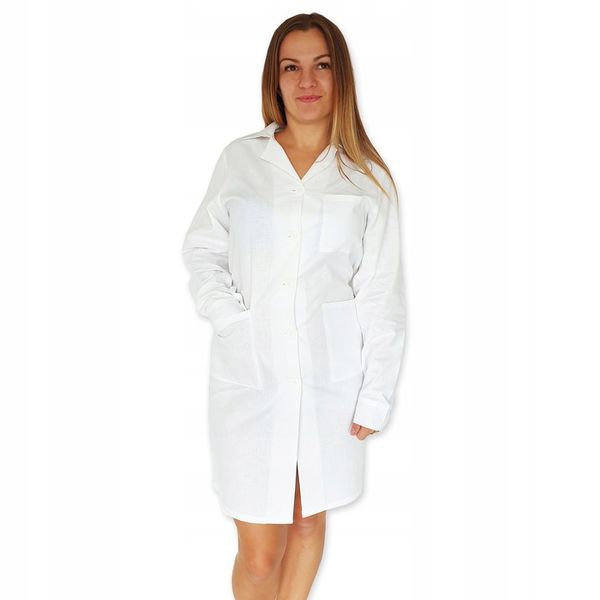 Fartuch laboratoryjny medyczny damski guziki PL 36 TC 200 zdjęcie 1