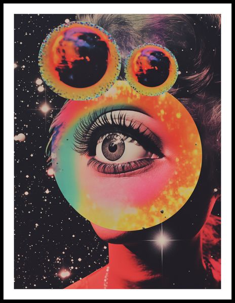 Plakat 60x80cm Oko w Kosmosie zdjęcie 3