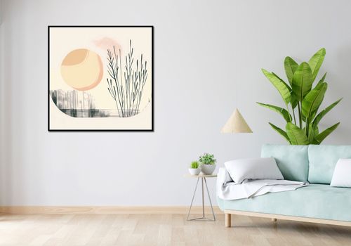 Plakat 100x100cm Pastelowy Wschód na Arena.pl