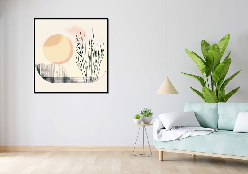 Plakat 100x100cm Pastelowy Wschód zdjęcie 4