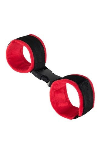 anonymo handcuffs, velour, red, 29 cm na Arena.pl