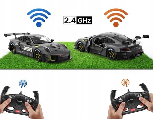 SAMOCHÓD ZDALNIE STEROWANY Porsche 911 GT2 RS LED AUTO RC RASTAR NA PILOTA na Arena.pl