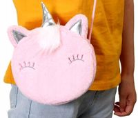 Unicorn Torebka Jednorożec Dziewczynki księżniczki  T56_Różowy