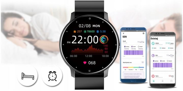 SMARTWATCH MĘSKI ZEGAREK GRAVITY +BOX +GRAWER SMS FB POLSKIE MENU MODNY zdjęcie 8