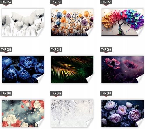 Fototapeta PREMIUM STRUKTURA ZMYWALANA NA WYMIAR Tapeta 3D białe drzewa na Arena.pl