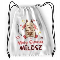 Plecak Sportowy Szkolny Dla Miłosza Syna Dziecka Z Nadrukiem Ze Zdjęciem