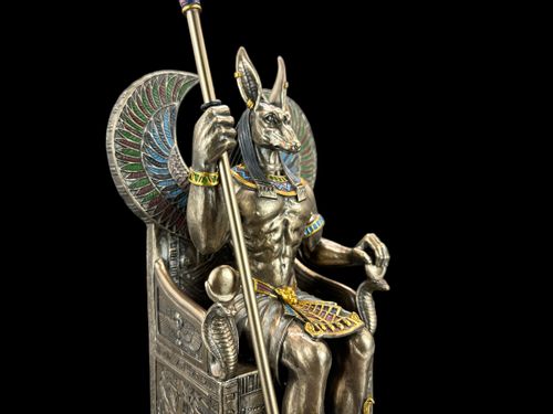 EGIPSKI BÓG ANUBIS NA TRONIE VERONESE  (WU76733A4) na Arena.pl