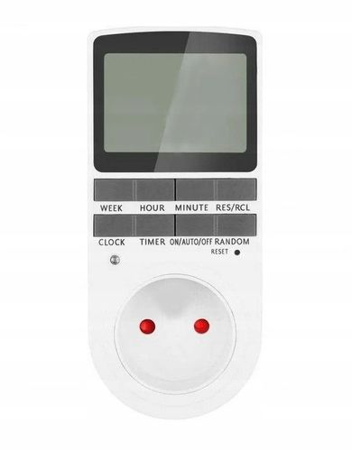 PROGRAMATOR CZASOWY TIMER WŁĄCZNIK WYŁĄCZNIK PRĄDU ENERGOOSZCZĘDNY CYFROWY na Arena.pl