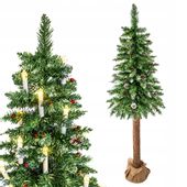 CHOINKA SZTUCZNA NA PNIU SOSNA WYSOKA 220 CM 3D