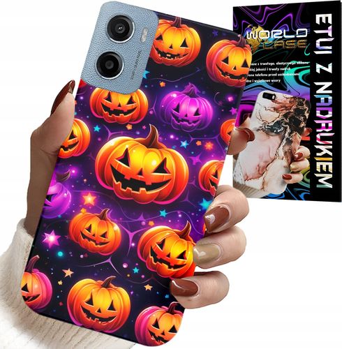 ETUI DO MOTOROLA E15 / G05 - HALLOWEEN, SALEM, STRASZNE DYNIE, WZORY na Arena.pl