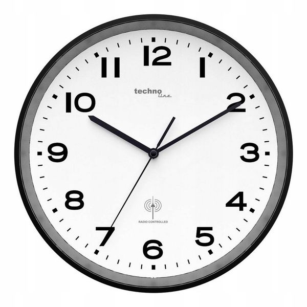 Zegar ścienny sterowany radiowo 30cm DCF77 zdjęcie 1