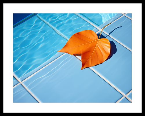 Plakat 40x30cm Liść przy Wodzie na Arena.pl