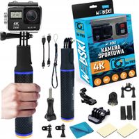 KAMERKA 4K UHD PRO WIFI WODOODPORNA Webski Go 4Free Be Pro 4K UHD+AKCESORIA