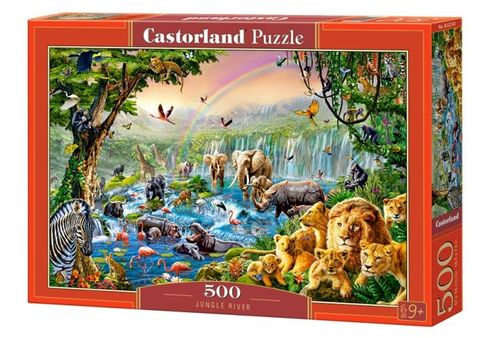 Puzzle 500 Elementów Rzeka W Dżungli na Arena.pl