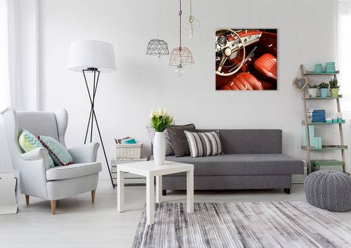Zegar Ścienny - Samochód Retro - 60X60 Cm - C3Ac60X60-0149 na Arena.pl