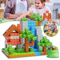 BUDOWANIE MAGNETYCZNE, 100 SZT. ELEMENTÓW MAGNETYCZNE KLOCKI KONSTRUKCYJNE