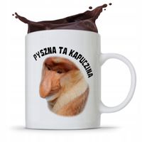 Kubek Prezent Śmieszny Janusz Pyszna Ta Kapuczina Z Nadrukiem Ze Zdjęciem