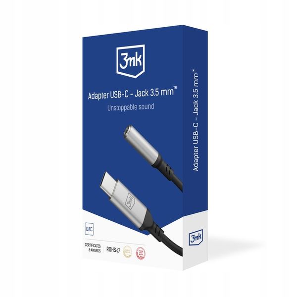 Adapter Przejściówka 3mk USB typ C mini Jack 3,5mm zdjęcie 5
