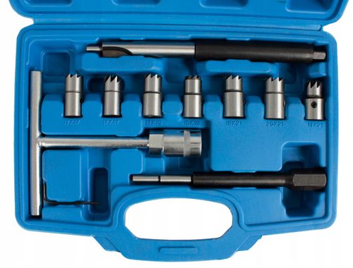 Frezy do gniazd wtryskiwaczy Common Rail zestaw 10 el. Silver na Arena.pl