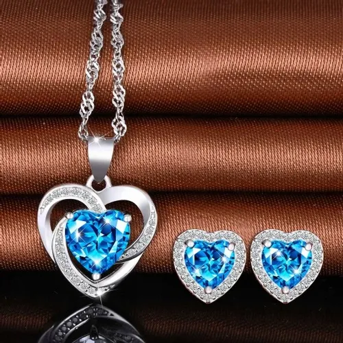 Mennica Świdnicka - Serca Zestaw Prezent na Urodziny Komplet Srebro na Arena.pl