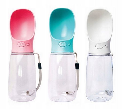 BUTELKA NA WODĘ DLA PSA BIDON POIDŁO MISKA 0,5L PRZENOŚNA SPACER TURYSTYCZN na Arena.pl