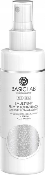 BasicLab emulsyjny primer tonizujący do skóry ultrawrażliwej 150 ml zdjęcie 1