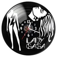 Zegar ścienny z płyty winylowej Lady Gaga 669.14