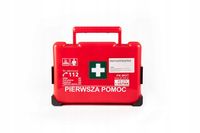 Apteczka pierwszej pomocy czerwona z uchwytem 13164 + USTNIK