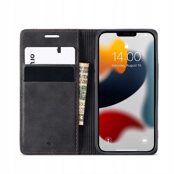 Spacecase Wallet Iphone 13 Mini Black zdjęcie 13