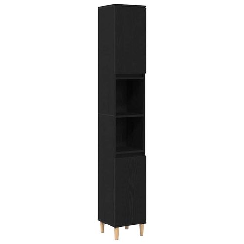 Zestaw mebli łazienkowych 3 pcs Czarny 30 x 30 x 180 cm na Arena.pl