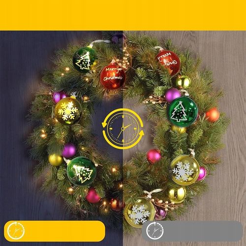 Łańcuch Girlanda Świetlna 20Led Na Boże Narodzenie Na Baterie4.1 m z pilot na Arena.pl