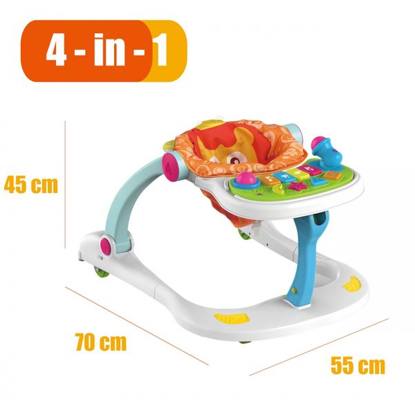 WOOPIE BABY Chodzik Multifunkcjny Lew 6m+ zdjęcie 1