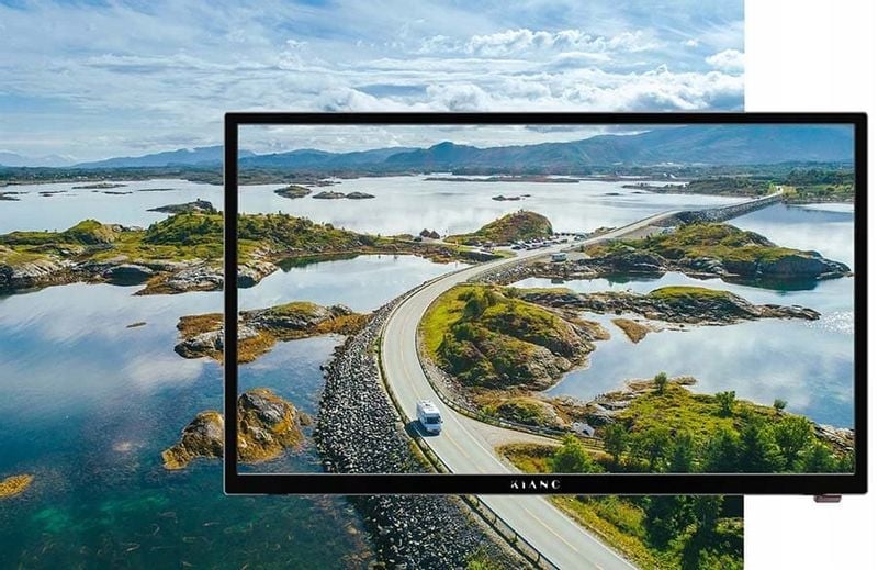 Telewizor do KAMPERA 12V Kiano 24 cale DVBT2 DVBS2 DVBC Ci VGA USB HDMI zdjęcie 4