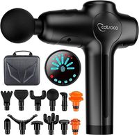 MASAŻER PISTOLET Cotsoco masaż mięśni PREMIUM dotykowy LCD 3000mAh +WALIZKA