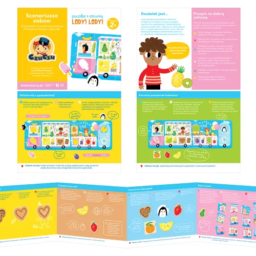 CzuCzu. Puzzle z dziurką. Lody! Lody! na Arena.pl