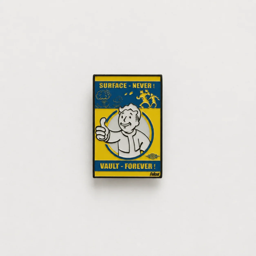 Fallout Vault Boy | 3 cm | Metal | Gaming Pin | Fallout na Arena.pl