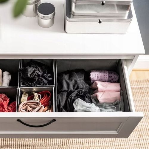 ORGANIZER NA BIELIZNĘ SKARPETKI DO SZUFLADY SZAFY ZESTAW POJEMNIK 6 na Arena.pl