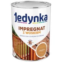impregnat do drewna z woskiem jedynka orzech 0.9l - 5impr.orz0.9