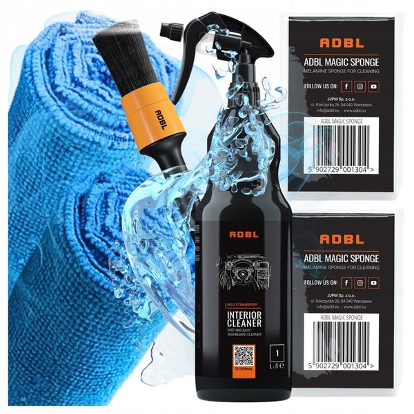 ADBL Interior Cleaner 1L zestaw do kokpitu wnętrza zdjęcie 1