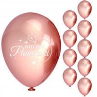Balony Duże Rose Gold Wieczór Panieński 10szt