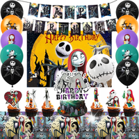 Zestaw Dekoracji Balon Christmas Nightmare before balony