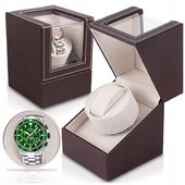 GABLOTKA SZKATUŁA BRĄZOWA ROTOMAT NA JEDEN ZEGAREK AUTOMATYCZNY