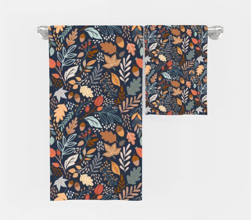 RĘCZNIK Jesień z twoim dowolnym tekstem 200x70cm 026K na Arena.pl