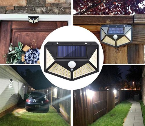 LAMPA SOLARNA Z CZUJNIKIEM RUCHU 3 TRYBY ŚWIECENIA ZEWNĘTRZNA OGRODOWA LED na Arena.pl